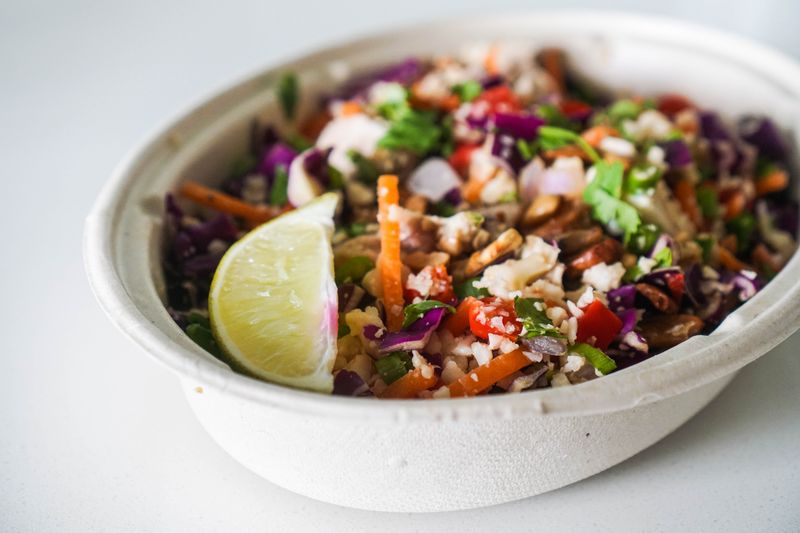 Honey Lime Chicken Bowl at Costa Vida